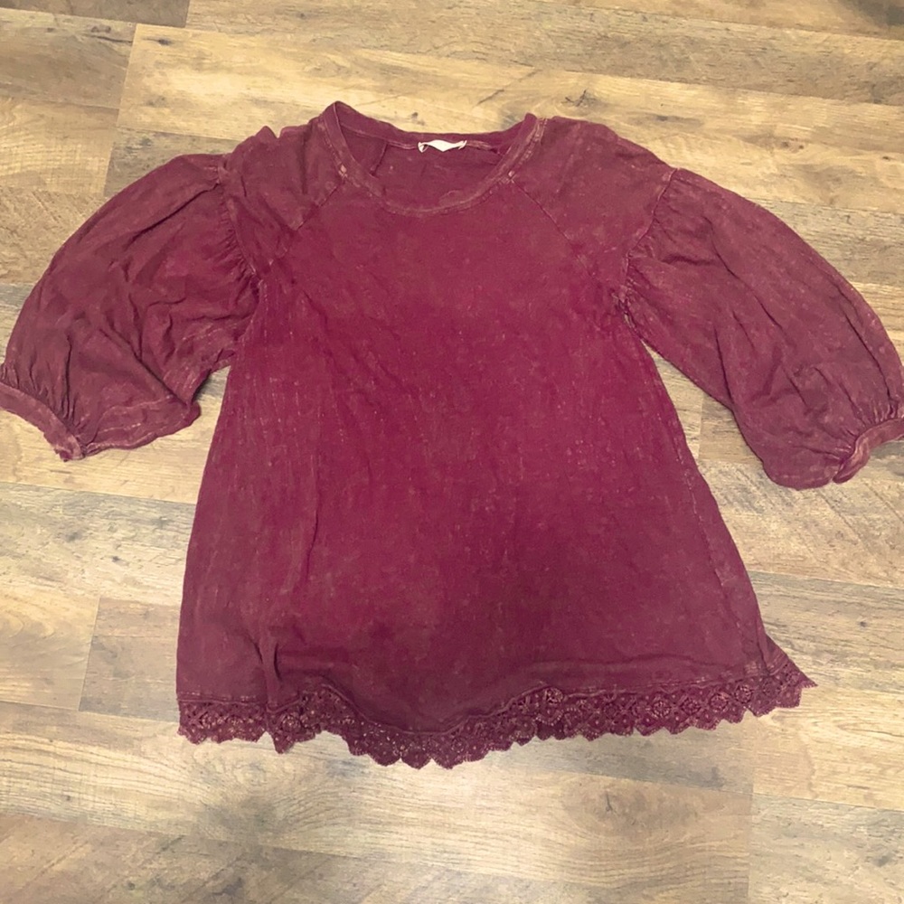 Altard state puff sleeve top!
